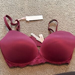 Victoria's Secret Deep Magenta Nursing Bra
